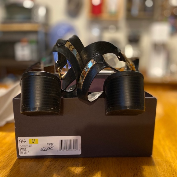 Enzo Angiolini Eatala 9.5 m black mule sandals - Picture 5 of 9